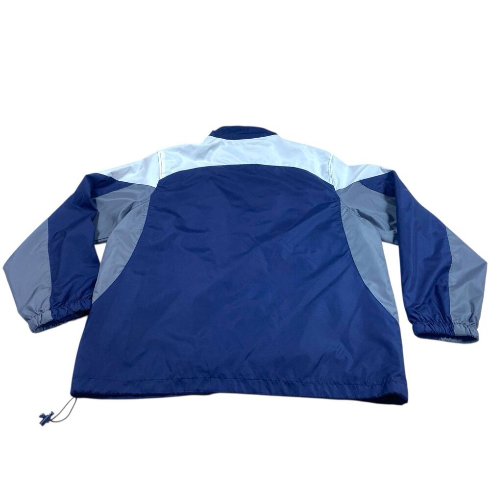 Dunbrooke Patriots Windbreaker Mens LARGE Blue NFL Team Jacket Full Zip SI Logo - Picture 6 of 9